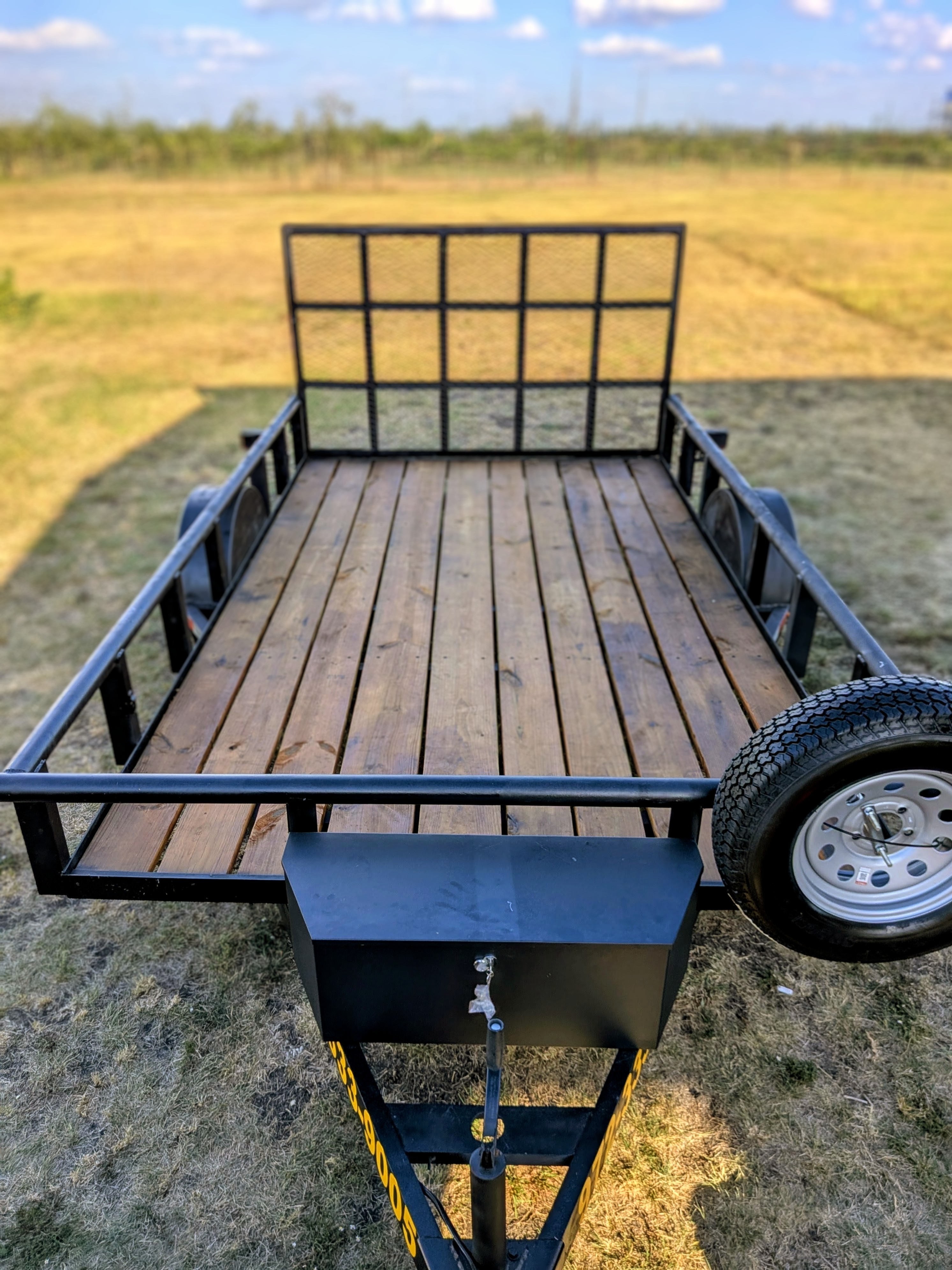 7x12 utility trailer rental for landscaping and light hauling - affordable trailer rental Crowley TX